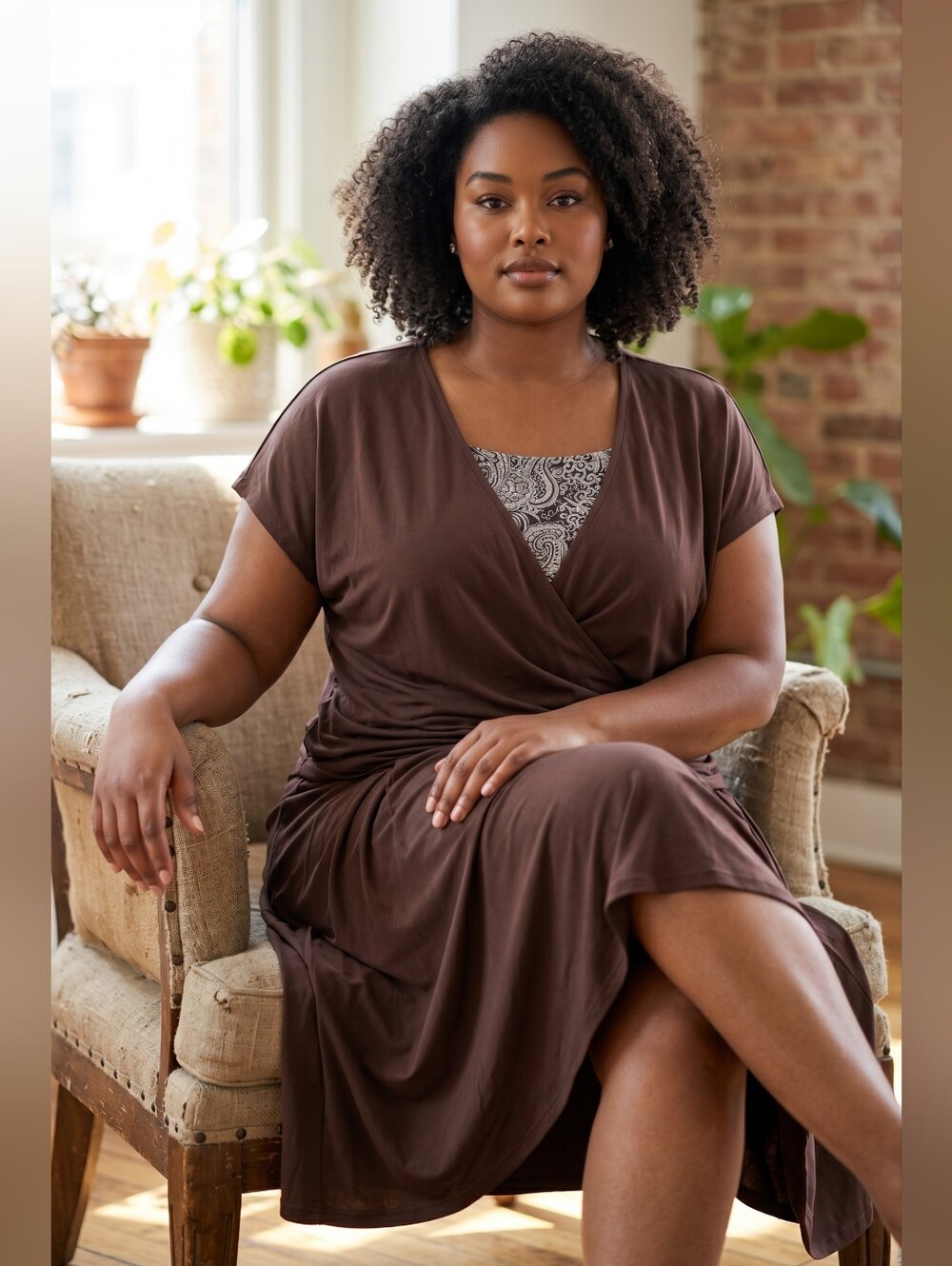 Ralph Lauren Rich Brown Dress
